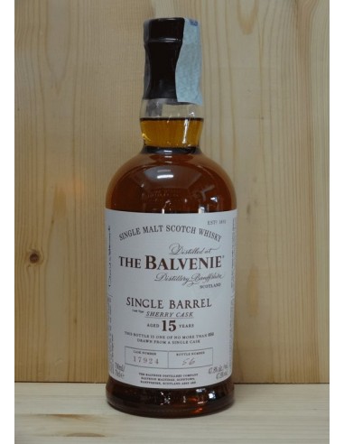 Whisky The Balvenie 15 anni Single Barrell Sherry Wood