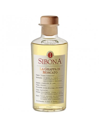 Grappa di Moscato Distilleria Sibona cl 50