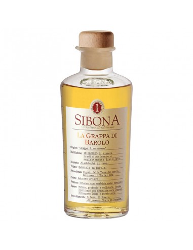 Grappa di Barolo Distilleria Sibona cl 50