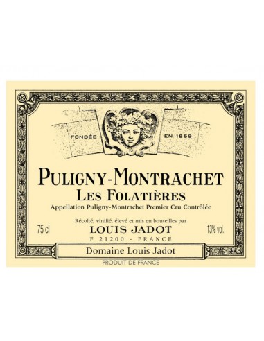 Puligny Montrachet 1er Cru Les Folatieres 2016 Louis Jadot