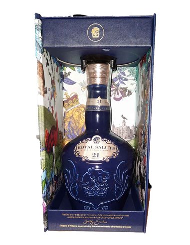 Whisky Royal Salute 21 anni Blu Decanter